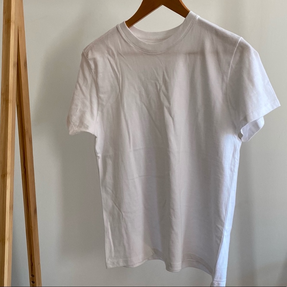 Hanes x Karla White Crewneck Cotton Tee Shirt